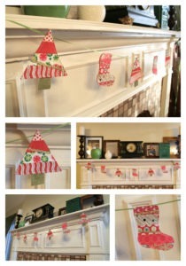 DIY Fabric Chritsmas Bunting