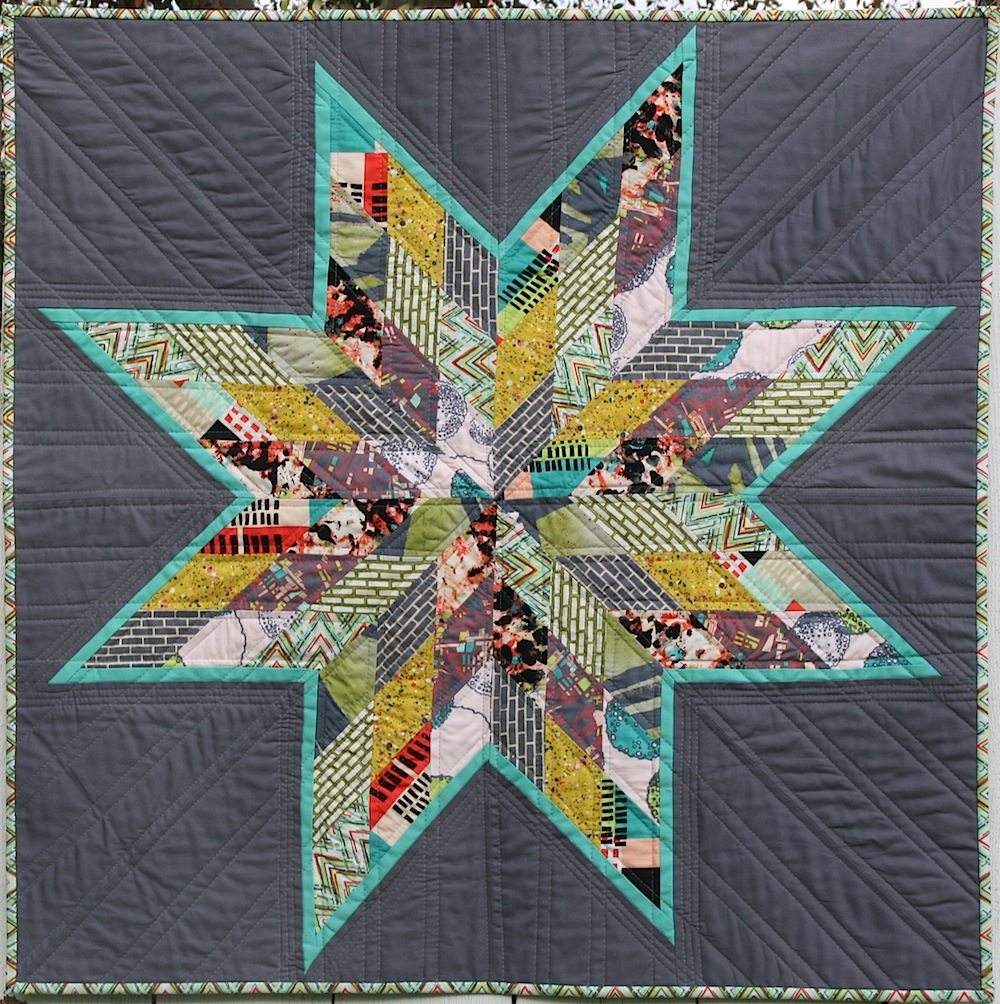 Scrappy Lone Star Quilt