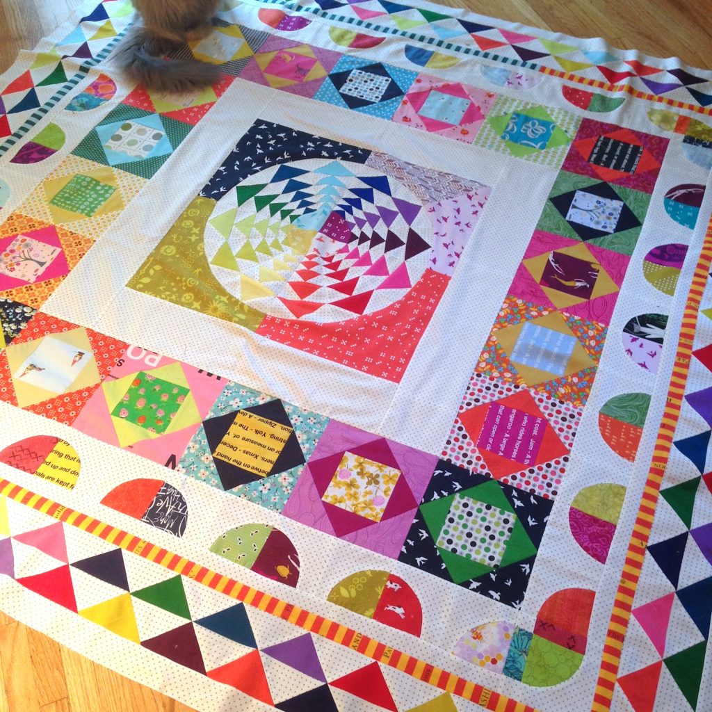 Right Round Medallion Quilt by Better Off Thread