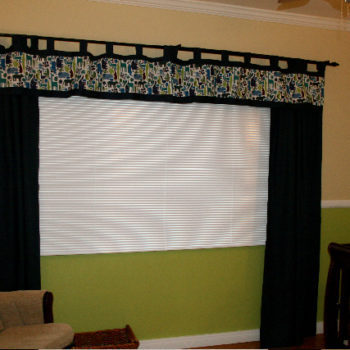 Easy custom DIY baby curtains
