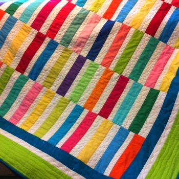 Straight and Narrow kona quilt for Robert Kaufman